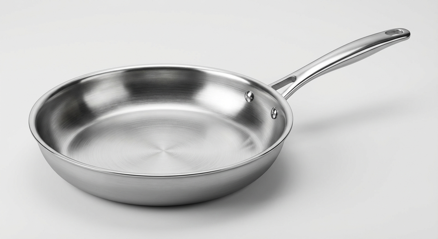 Poêle inox classique