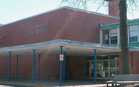 Plainville High School front enter